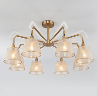 Купить Потолочная люстра Eurosvet 60082/8 золотая бронза в Туле