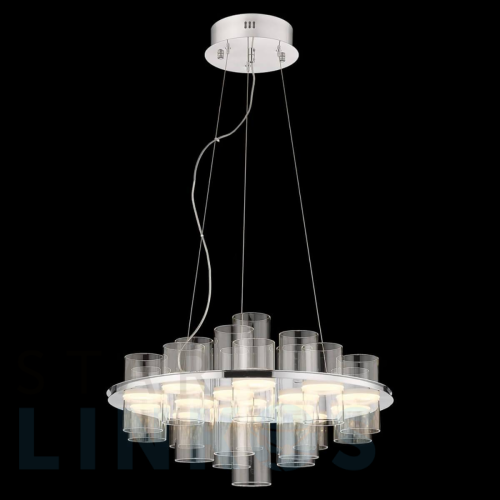 Купить Подвесная светодиодная люстра Wertmark PAULA WE157.16.103 за 80 293 руб. в Туле Купить с доставкой Подвесная светодиодная люстра Wertmark PAULA WE157.16.103 в Туле