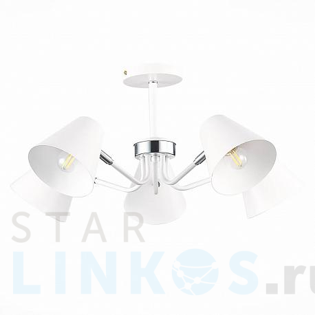 Купить Потолочная люстра Evoluce Lere SLE106702-05 за 6 340 руб. в Туле фото 2 Купить с доставкой Потолочная люстра Evoluce Lere SLE106702-05 в Туле фото 2