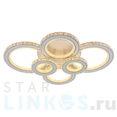 Купить Потолочная светодиодная люстра Profit Light 8061/6 WHT за 13 209 руб. в Туле Купить с доставкой Потолочная светодиодная люстра Profit Light 8061/6 WHT в Туле