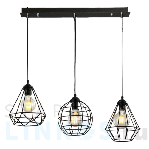 Купить Подвесной светильник IMEX MD.1716-3-P BK за 4 990 руб. в Туле Купить с доставкой Подвесной светильник IMEX MD.1716-3-P BK в Туле