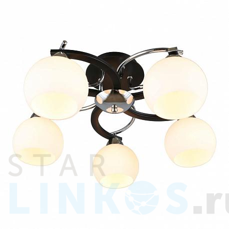 Купить Потолочная люстра Omnilux Caldiero OML-25407-05 за 8 730 руб. в Туле фото 2 Купить с доставкой Потолочная люстра Omnilux Caldiero OML-25407-05 в Туле фото 2