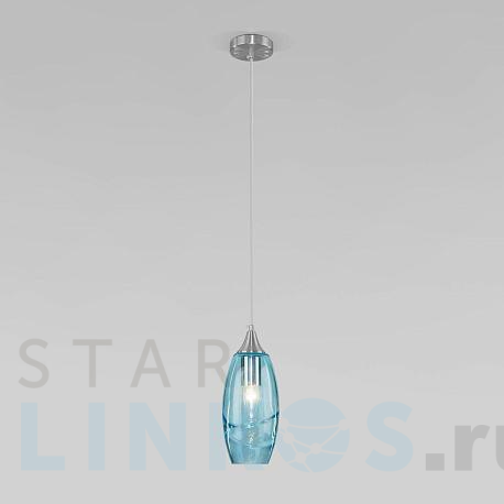 Купить Подвесной светильник Eurosvet Lotus 50222/1 голубой за 6 000 руб. в Туле фото 2 Купить с доставкой Подвесной светильник Eurosvet Lotus 50222/1 голубой в Туле фото 2
