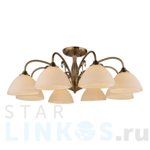 Купить Потолочная люстра IMEX KL.3037-8-S AB за 10 989 руб. в Туле Купить с доставкой Потолочная люстра IMEX KL.3037-8-S AB в Туле