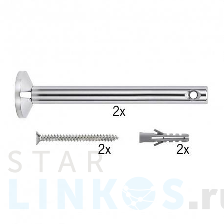 Купить Крепежный комплект для струны Paulmann 17824 за 3 680 руб. в Туле фото 2 Купить с доставкой Крепежный комплект для струны Paulmann 17824 в Туле фото 2