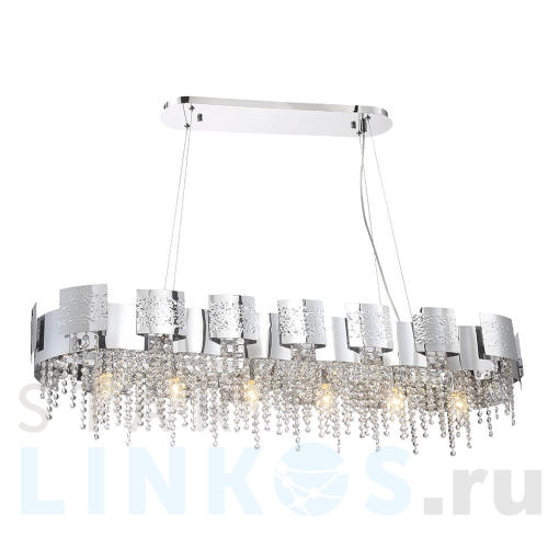 Купить Подвесная люстра Lumien Hall Britta LH3006/6PL-CLCR за 40 300 руб. в Туле Купить с доставкой Подвесная люстра Lumien Hall Britta LH3006/6PL-CLCR в Туле