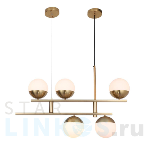 Купить Подвесная люстра Elvan LU-7661/5-E14-GlWh за 14 700 руб. в Туле Купить с доставкой Подвесная люстра Elvan LU-7661/5-E14-GlWh в Туле