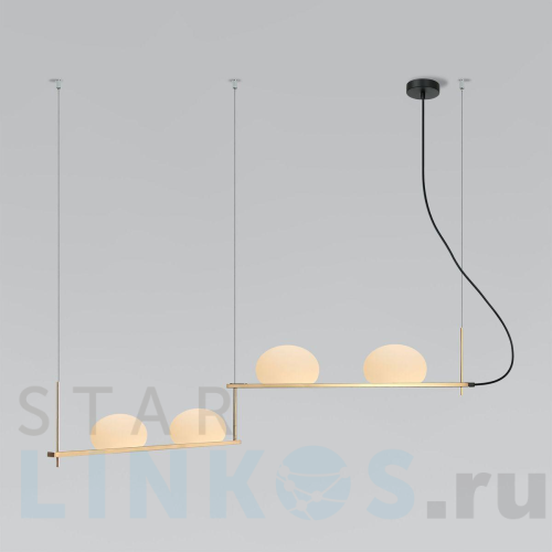 Купить Подвесной светильник Eurosvet Stair 70145/4 латунь за 21 500 руб. в Туле Купить с доставкой Подвесной светильник Eurosvet Stair 70145/4 латунь в Туле