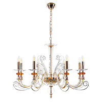 Купить Подвесная люстра Crystal Lux Catarina SP8 V2 Gold/Transparent-Cognac в Туле