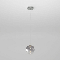 Купить Подвесной светодиодный светильник Eurosvet Wonder 50232/1 Led дымчатый в Туле