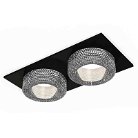 Купить Комплект встраиваемого светильника Ambrella light Techno Spot XC7636020 SBK/CL черный песок/прозрачный (C7636, N7191) в Туле