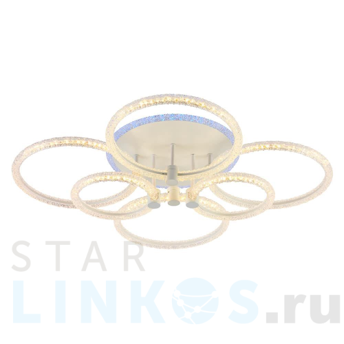 Купить Потолочная светодиодная люстра Profit Light 8024/6 WHT за 7 140 руб. в Туле Купить с доставкой Потолочная светодиодная люстра Profit Light 8024/6 WHT в Туле