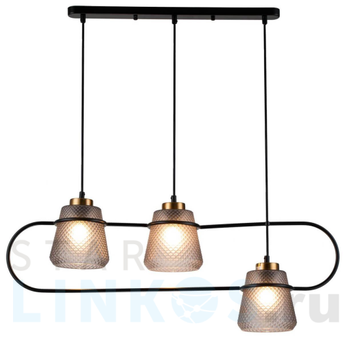 Купить Подвесной светильник Indigo Astratto 11016/3P Black V000158 за 20 420 руб. в Туле Купить с доставкой Подвесной светильник Indigo Astratto 11016/3P Black V000158 в Туле