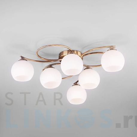 Купить Потолочная люстра Eurosvet 30144/6 античная бронза за 11 300 руб. в Туле фото 2 Купить с доставкой Потолочная люстра Eurosvet 30144/6 античная бронза в Туле фото 2