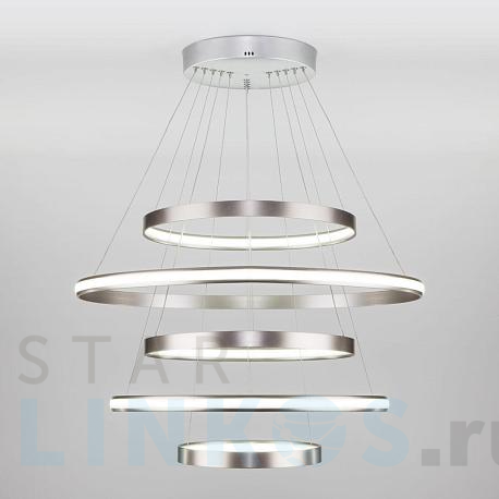 Купить Подвесной светильник Eurosvet 90179/5 сатин-никель за 59 800 руб. в Туле фото 2 Купить с доставкой Подвесной светильник Eurosvet 90179/5 сатин-никель в Туле фото 2