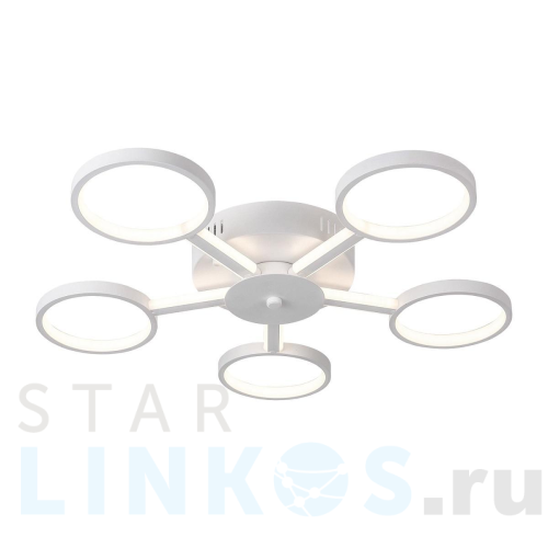 Купить Потолочная светодиодная люстра Gerhort G61341/5WT за 12 640 руб. в Туле Купить с доставкой Потолочная светодиодная люстра Gerhort G61341/5WT в Туле