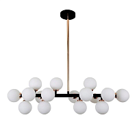 Купить Подвесная люстра Lumina Deco Marsiada LDP 6033-16 BK+GD в Туле