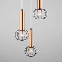 Купить Подвесной светильник Eurosvet 50178/3 черный/бронза в Туле