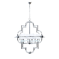 Купить Подвесная люстра Lumina Deco Baltimore LDP 8020-6 CHR+WT в Туле