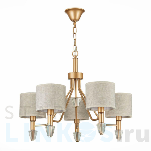 Купить Подвесная люстра Evoluce Vilede SLE107003-05 за 14 530 руб. в Туле Купить с доставкой Подвесная люстра Evoluce Vilede SLE107003-05 в Туле