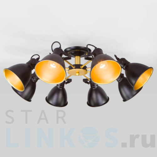 Купить Потолочная люстра Eurosvet Denley 70112/8 черный за 15 900 руб. в Туле Купить с доставкой Потолочная люстра Eurosvet Denley 70112/8 черный в Туле