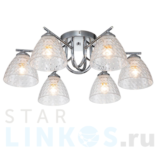 Купить Потолочная люстра Escada Adonis 659/6PL Chrome за 8 500 руб. в Туле Купить с доставкой Потолочная люстра Escada Adonis 659/6PL Chrome в Туле