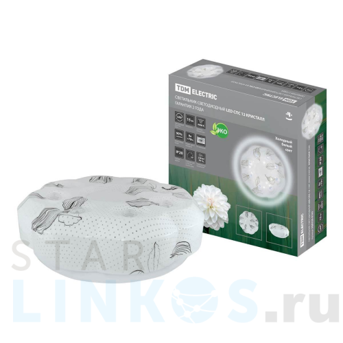 Купить с доставкой Настенно-потолочный светодиодный светильник TDM Electric Кристалл LED СПС 12 SQ0329-0162 в Туле
