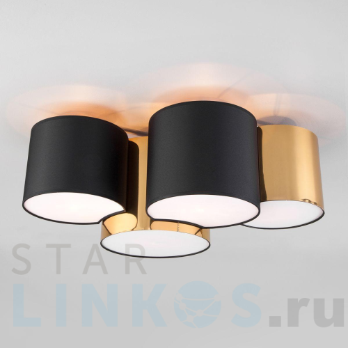 Купить Потолочный светильник TK Lighting 3446 Mona Black/Gold за 29 000 руб. в Туле Купить с доставкой Потолочный светильник TK Lighting 3446 Mona Black/Gold в Туле