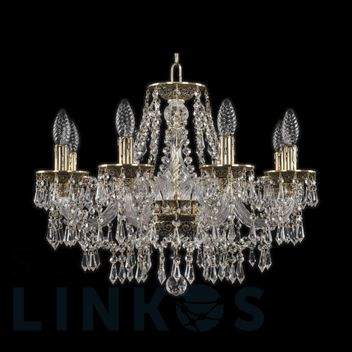 Купить Подвесная люстра Bohemia Ivele 16103/8/195 GB за 107 208 руб. в Туле Купить с доставкой Подвесная люстра Bohemia Ivele 16103/8/195 GB в Туле