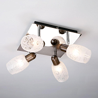 Купить Спот Eurosvet 60301/4 хром/венге в Туле