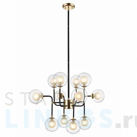 Купить Подвесная люстра Zumaline Riano P0454-12C-SDGF за 60 370 руб. в Туле фото 2 Купить с доставкой Подвесная люстра Zumaline Riano P0454-12C-SDGF в Туле фото 2