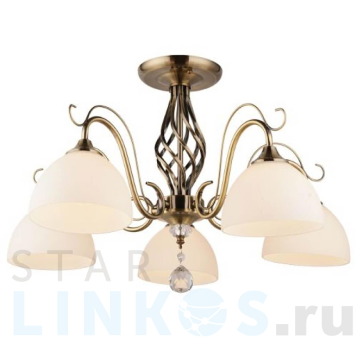 Купить Потолочная люстра IMEX MD.0772-5-S AB за 6 809 руб. в Туле Купить с доставкой Потолочная люстра IMEX MD.0772-5-S AB в Туле