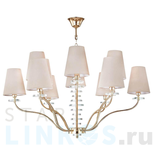Купить Подвесная люстра Crystal Lux ARMANDO SP6+6 GOLD за 22 900 руб. в Туле Купить с доставкой Подвесная люстра Crystal Lux ARMANDO SP6+6 GOLD в Туле
