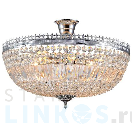 Купить Потолочный светильник Natali Kovaltseva Rococo 81406/8C Chrome за 19 371 руб. в Туле фото 2 Купить с доставкой Потолочный светильник Natali Kovaltseva Rococo 81406/8C Chrome в Туле фото 2