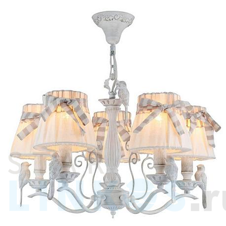 Купить Подвесная люстра Maytoni Bird ARM013-05-W за 24 890 руб. в Туле фото 2 Купить с доставкой Подвесная люстра Maytoni Bird ARM013-05-W в Туле фото 2