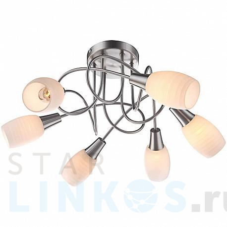 Купить Потолочная люстра Globo Gillian 54983-6D за 26 280 руб. в Туле фото 2 Купить с доставкой Потолочная люстра Globo Gillian 54983-6D в Туле фото 2