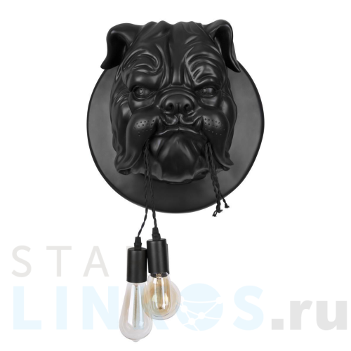 Купить Настенный светильник Loft IT Bulldog 10177 Black за 15 390 руб. в Туле Купить с доставкой Настенный светильник Loft IT Bulldog 10177 Black в Туле