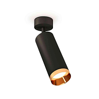 Купить Комплект накладного светильника Ambrella light Techno Spot XM6343005 SBK/PYG черный песок/золото желтое полированное (A2210, C6343, N6134) в Туле