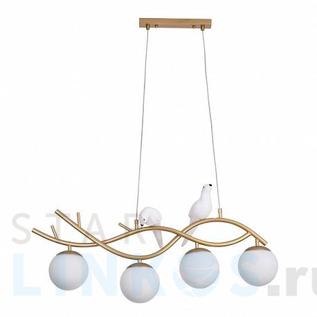 Купить Подвесная люстра Arte Lamp Eltanin A3422SP-4GO за 15 990 руб. в Туле фото 2 Купить с доставкой Подвесная люстра Arte Lamp Eltanin A3422SP-4GO в Туле фото 2