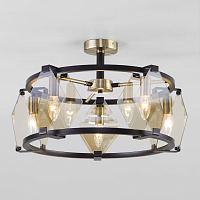 Купить Потолочная люстра Eurosvet Aragon 60126/5 черный Smart в Туле