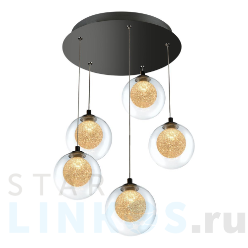 Купить Подвесная светодиодная люстра iLedex Oblivion C4457-5R CR за 25 190 руб. в Туле Купить с доставкой Подвесная светодиодная люстра iLedex Oblivion C4457-5R CR в Туле