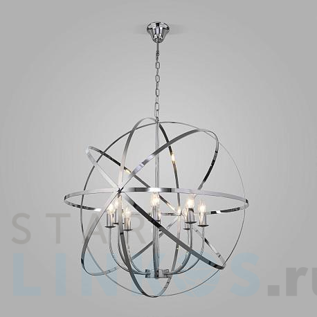 Купить Подвесная люстра Eurosvet Santi 60139/8 хром за 41 100 руб. в Туле фото 2 Купить с доставкой Подвесная люстра Eurosvet Santi 60139/8 хром в Туле фото 2
