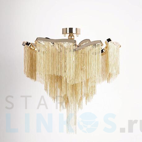 Купить Потолочная люстра Loft IT Stream 10208/600C Gold за 63 480 руб. в Туле фото 2 Купить с доставкой Потолочная люстра Loft IT Stream 10208/600C Gold в Туле фото 2
