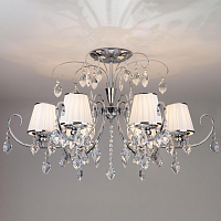 Купить Подвесная люстра Eurosvet 10021/6 хром/прозрачный хрусталь Strotskis в Туле