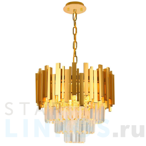 Купить Подвесная люстра Natali Kovaltseva Vertigo 81440/6C Gold за 18 733 руб. в Туле Купить с доставкой Подвесная люстра Natali Kovaltseva Vertigo 81440/6C Gold в Туле