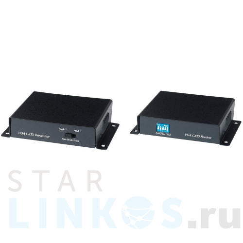 Купить с доставкой Комплект TTP111VGA: приемник и передатчик для передачи VGA сигнала по витой паре STP или UTP CAT5 в Туле фото 2