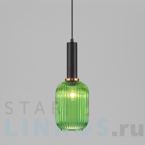 Купить Подвесной светильник Eurosvet 50181/1 зеленый за 6 190 руб. в Туле Купить с доставкой Подвесной светильник Eurosvet 50181/1 зеленый в Туле