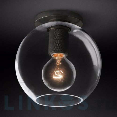 Купить с доставкой Потолочный светильник Imperium Loft RH Utilitaire Globe Shade Flushmount 123673-22 в Туле