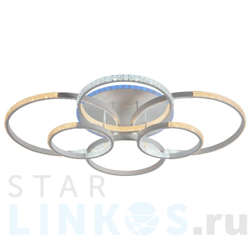 Купить Потолочная светодиодная люстра Profit Light 8047/6 WHT за 7 650 руб. в Туле Купить с доставкой Потолочная светодиодная люстра Profit Light 8047/6 WHT в Туле