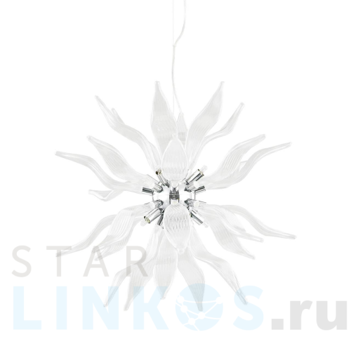 Купить Подвесной светильник Ideal Lux Leaves SP8 Bianco 111957 за 108 580 руб. в Туле Купить с доставкой Подвесной светильник Ideal Lux Leaves SP8 Bianco 111957 в Туле